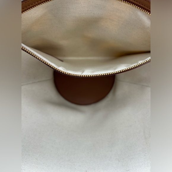 Saint Laurent YSL Panier Cutout Basket Tote Brown Cognac Caramel  $2990 - Picture 5 of 15